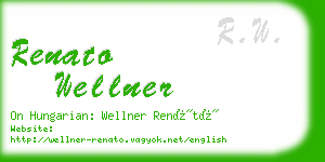 renato wellner business card